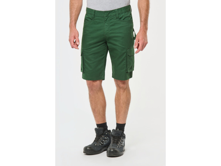 WK713  Bermuda multipoches écoresponsable homme
