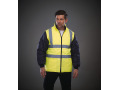 YHV008SL - Veste matelass&eacute;e haute visibilit&eacute; avec manches d&eacute;tachables